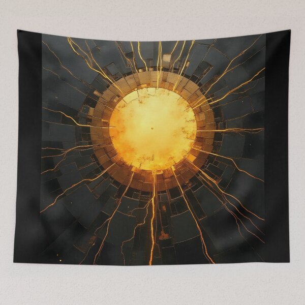 Item preview, Kintsugi Solar Flare designed and sold by ShadowAndSlate.