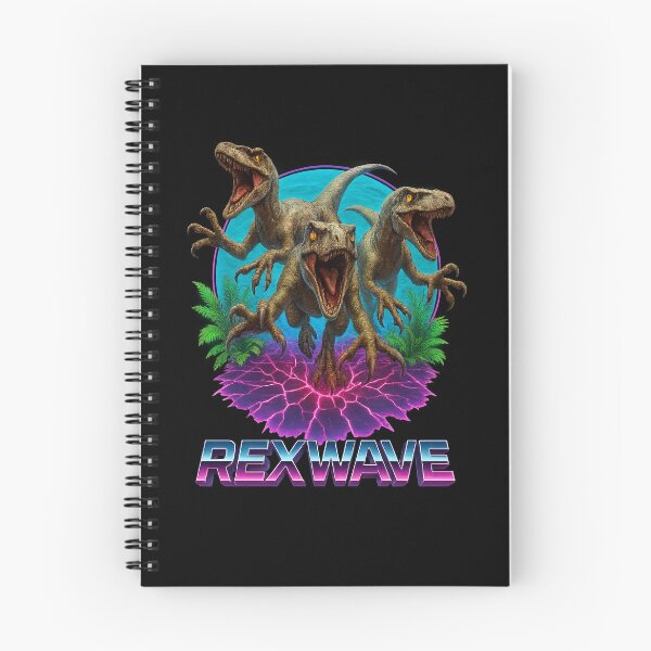 Item preview, Retro Dinosaur Frenzy – REXWAVE Graphic designed and sold by SUNAGIMO9999.