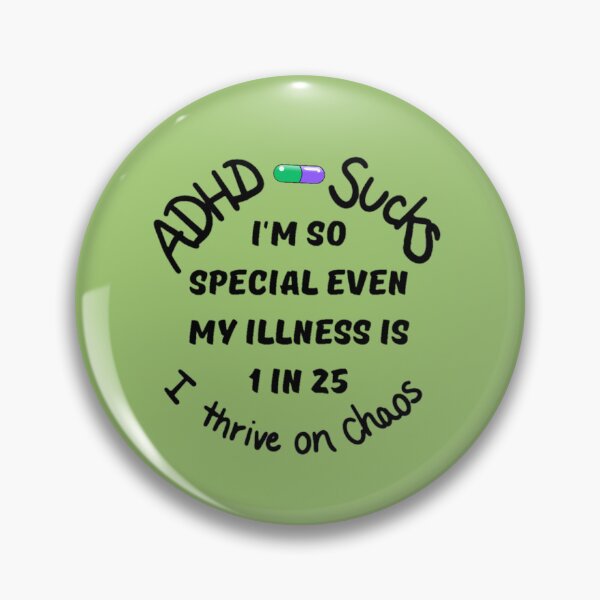 Item preview, ADHD: 1 in 25 designed and sold by LynkPlaysGames.