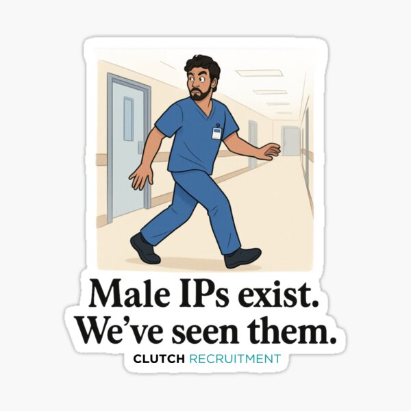 Vista previa del artículo con la obra «Las IP masculinas existen. Las hemos visto.», diseñado y vendido por clutchREC.