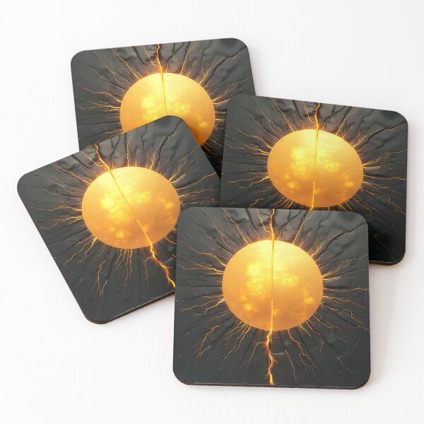 Item preview, Cracked Golden Orb designed and sold by ShadowAndSlate.