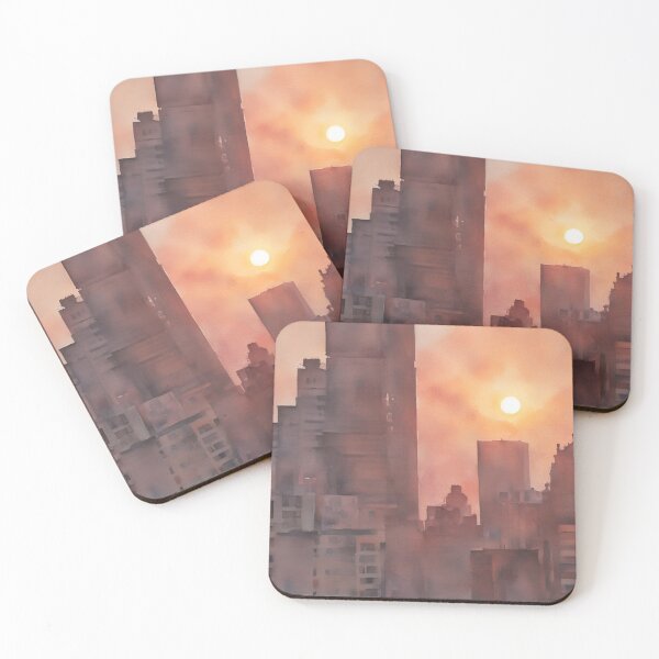 Item preview, Skyscraping the Sunset designed and sold by RCWatercolours.