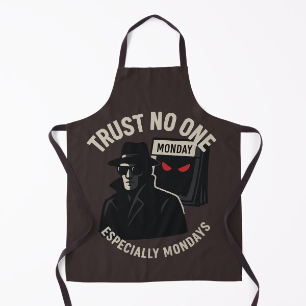 Item preview, I Trust No One. Especially Mondays – Funny Paranoia T-Shirt designed and sold by Mike Draws.
