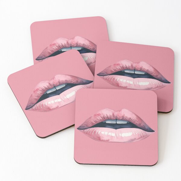 Item preview, Pink lips, lip gloss effect designed and sold by angel-cat-22.