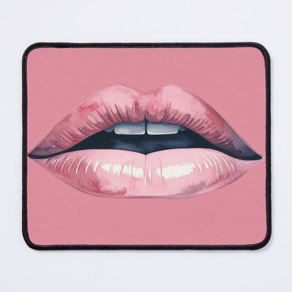 Item preview, Pink lips, lip gloss effect designed and sold by angel-cat-22.