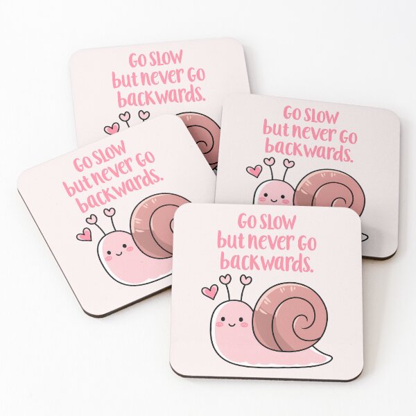 Item preview, Go slow cute snail  designed and sold by FatBirdie.
