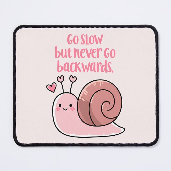 Item preview, Go slow cute snail designed and sold by FatBirdie.