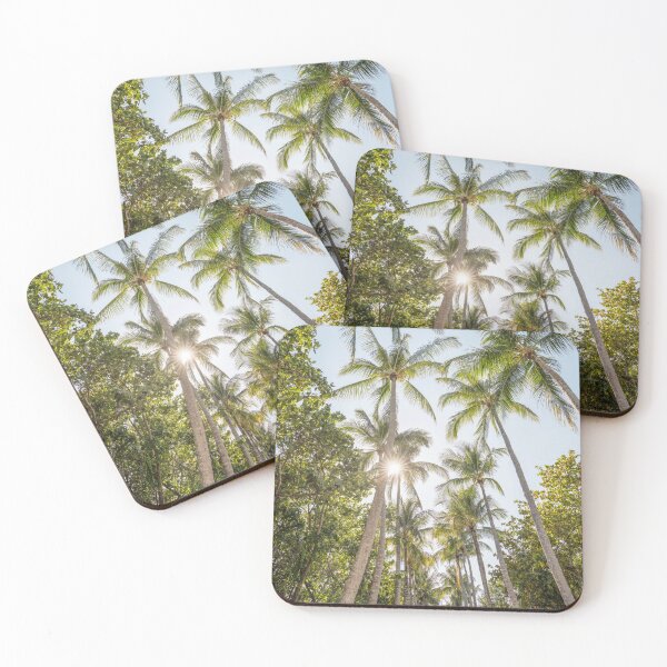Item preview, Palm trees against blue sky designed and sold by MargaretWiktor.
