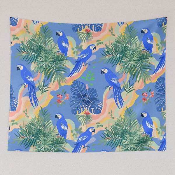 Item preview, TROPICAL LIFE IN A SEAMLESS DESIGN designed and sold by WendyMaree.
