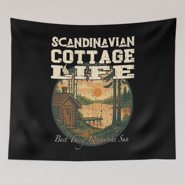 Item preview, SCANDINAVIAN COTTAGE LIFE best thing under the sun northern Europe mystical north sauna vihta designed and sold by Jt41.