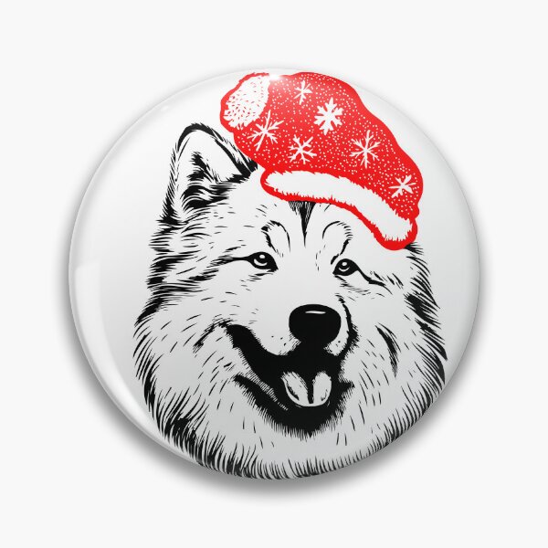 Item preview, Merry Samoyed Christmas Hat designed and sold by JollyCritters.