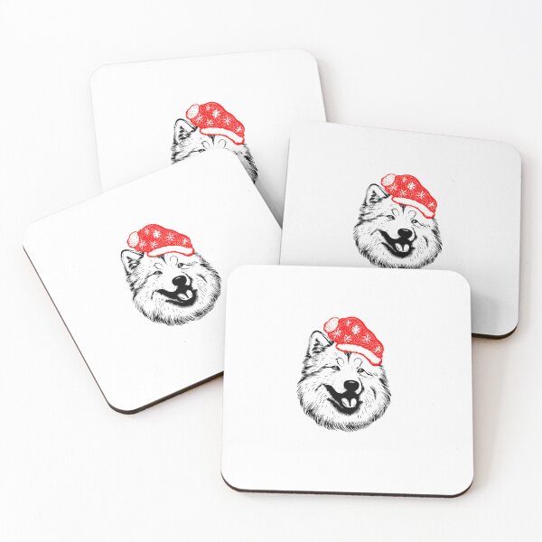 Item preview, Merry Samoyed Christmas Hat designed and sold by JollyCritters.
