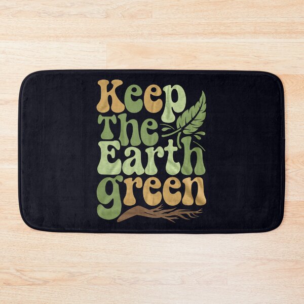 Item preview, Keep The Earth Green – Groovy Eco Message designed and sold by Taans-Creation.