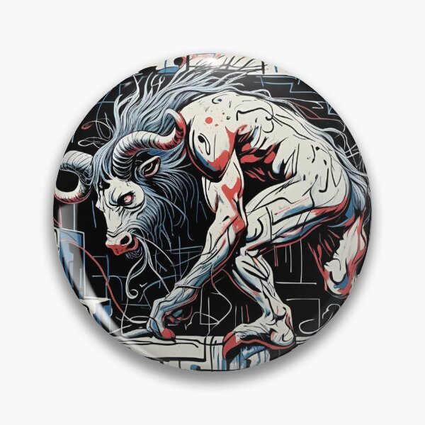 Item preview, Minotaur from "The House of Asterion" by Jorge Luis Borges designed and sold by Filologica.