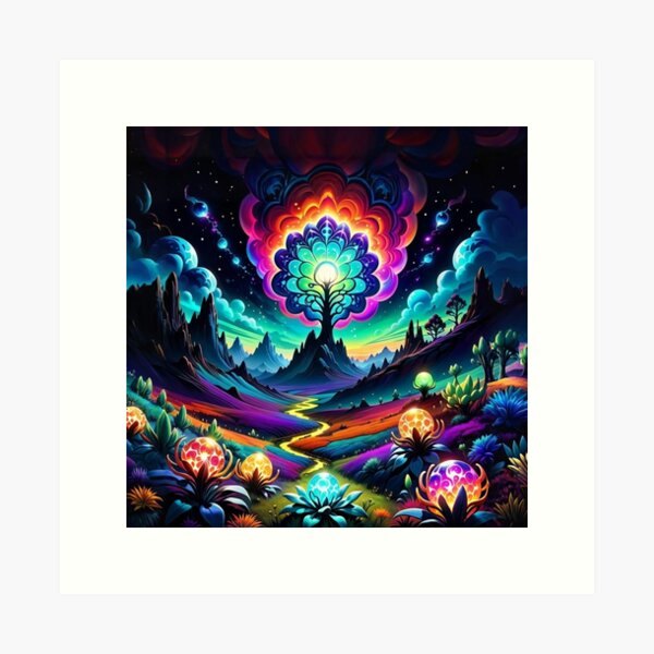 Item preview, Burning Magical Alien Tree designed and sold by Korral.