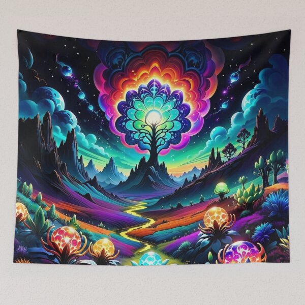 Item preview, Burning Magical Alien Tree designed and sold by Korral.