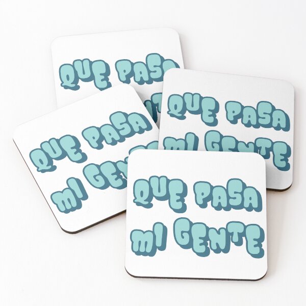 Item preview, Que Pasa Mi Gente | Blue designed and sold by annemyne.