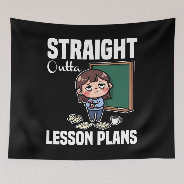 Item preview, STRAIGHT OUTTA LESSON PLANS - TEACHER GIFT designed and sold by KEF Custom.