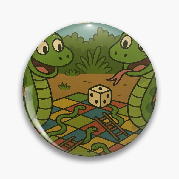 Item preview, Cartoon snakes playing snakes and ladders  designed and sold by Hopester67.