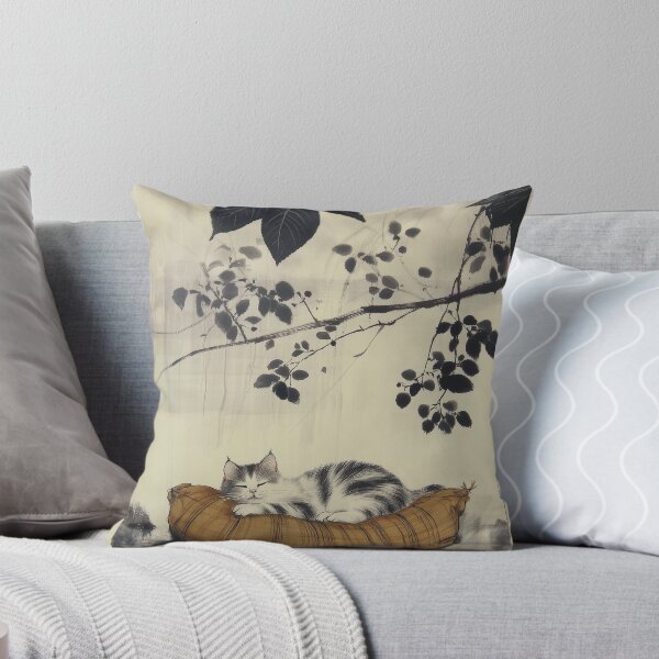 Item preview, Gato durmiendo bajo el árbol. designed and sold by Yolanda Cañardo Galve.