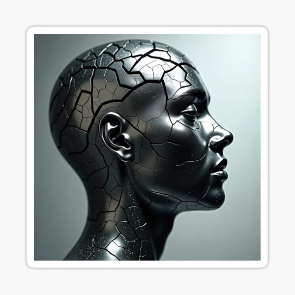Item preview, Alzheimers Tattoo - Cracked Mind designed and sold by Dreams--Cape.