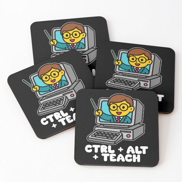 Item preview, CTRL + ALT + TEACH - TEACHER GIFT designed and sold by KEF Custom.