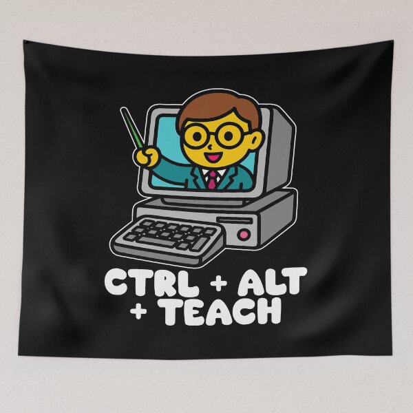 Item preview, CTRL + ALT + TEACH - TEACHER GIFT designed and sold by KEF Custom.