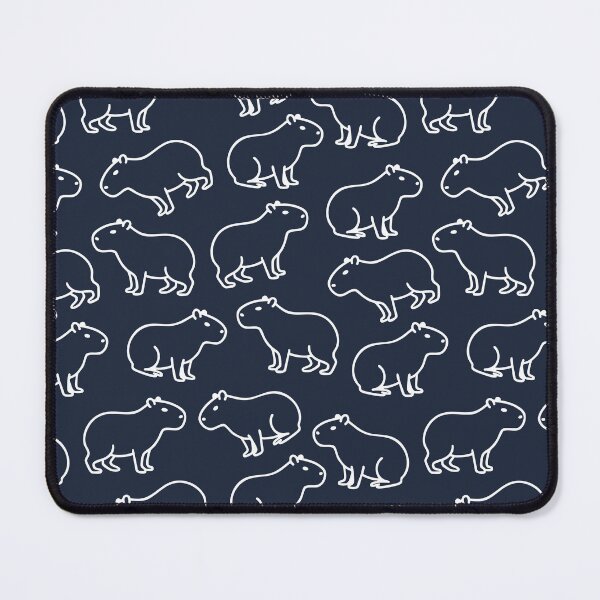 Item preview, Funny Blue Capybara Pattern designed and sold by my-sanity.