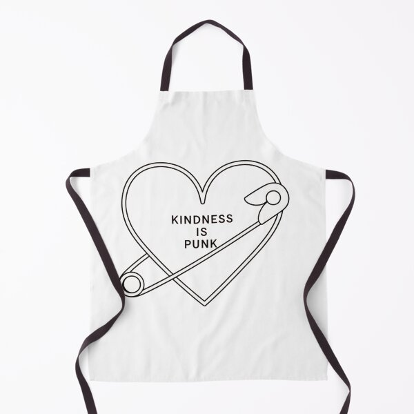 Item preview, Kindness Is Punk – Minimalist Safety Pin Heart Design designed and sold by Asteriads.