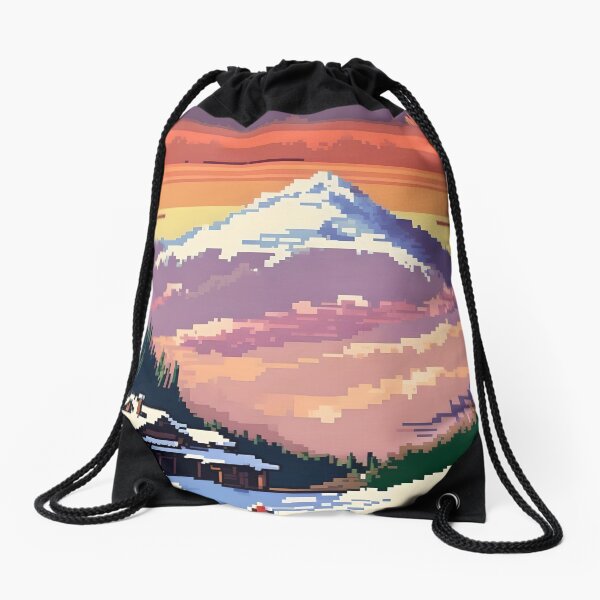 Item preview, Pixelated Mountain Peak Abstract Art designed and sold by Esterlane.