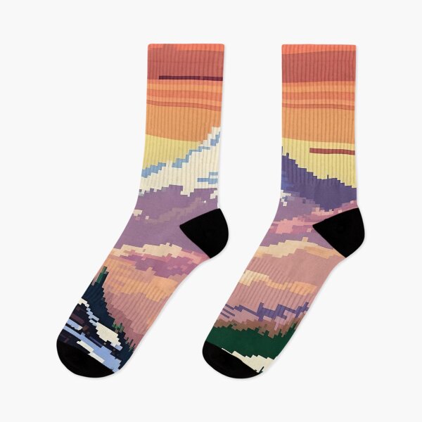 Item preview, Pixelated Mountain Peak Abstract Art designed and sold by Esterlane.