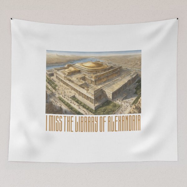 Item preview, I miss the Library of Alexandria designed and sold by Filologica.
