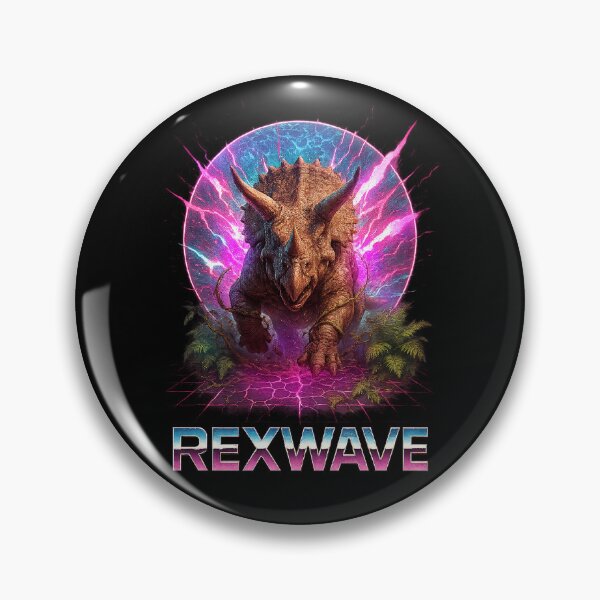 Item preview, REXWAVE – Triceratops Neon Charge designed and sold by SUNAGIMO9999.