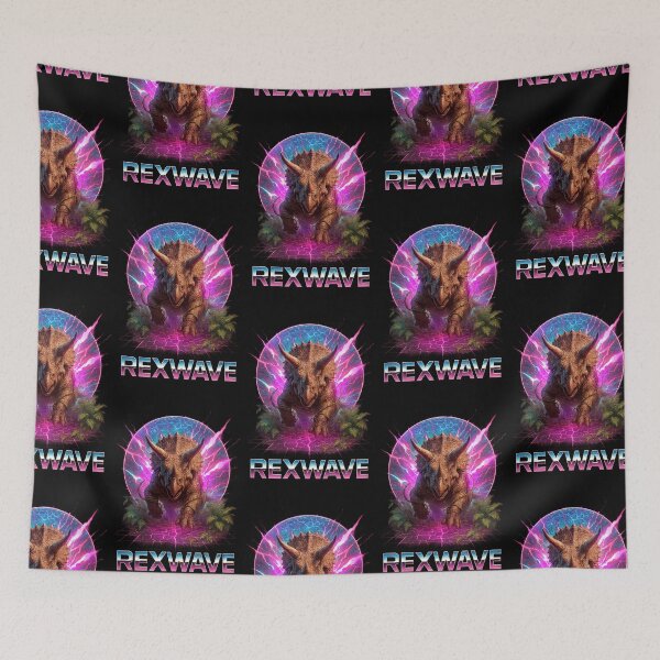 Item preview, REXWAVE – Triceratops Neon Charge designed and sold by SUNAGIMO9999.