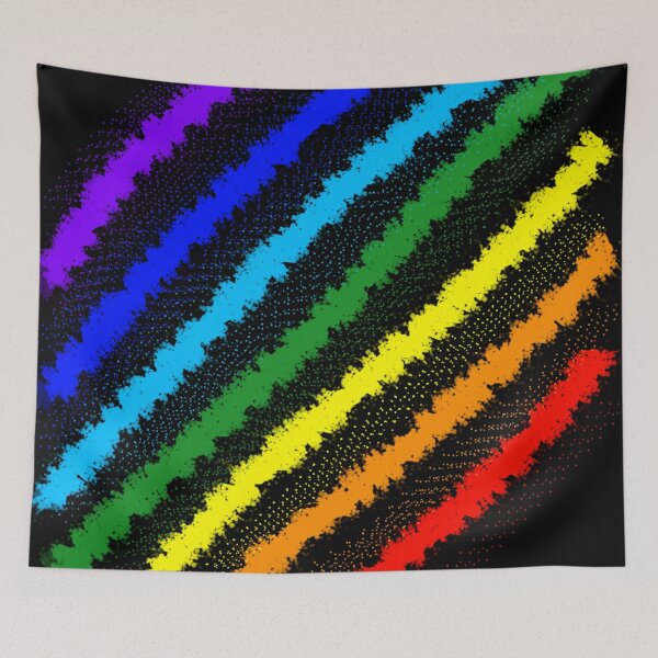 Item preview, Rainbow colored lines designed and sold by Stefrait-7.