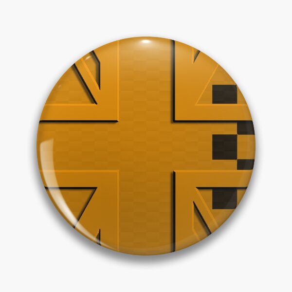 Item preview, Volcanic Orange Union Jack Carbon Orange Black Check Mini Cooper 3D British Flag designed and sold by UnnecessaryLuck.