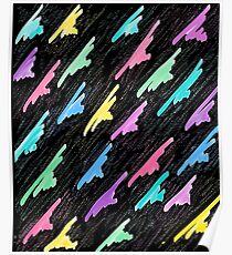 Colorful Scribbles Poster