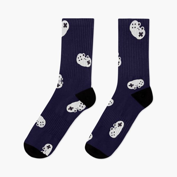 Item preview, Gamepads in Polka Dot Pattern (midnight blue background) designed and sold by NinusAndMisiu.
