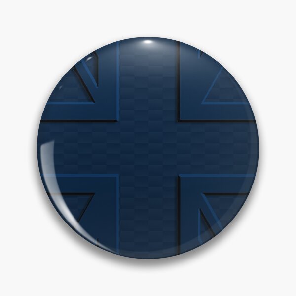 Item preview, Deep Blue Union Jack Carbon Blue Mini Cooper 3D British Flag designed and sold by UnnecessaryLuck.