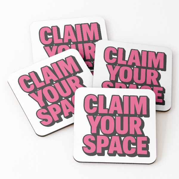 Item preview, Claim Your Space – Bold Typography Design designed and sold by Haus Of Sin.