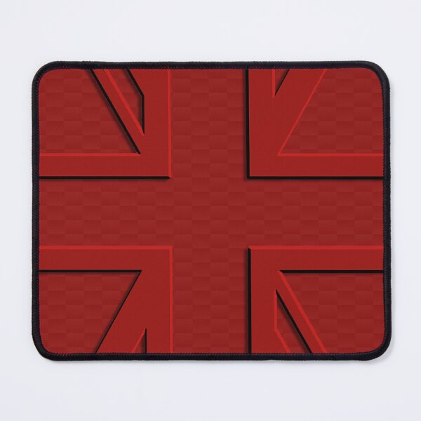 Item preview, Chili Red Union Jack Carbon Red Mini Cooper 3D British Flag designed and sold by UnnecessaryLuck.