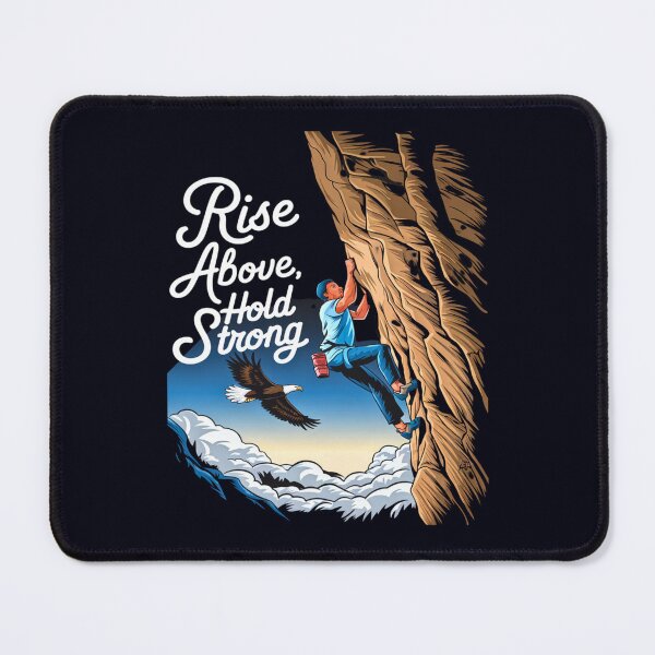 Item preview, Rise Above Hold Strong – Mountain Strength Mindset designed and sold by Taans-Creation.