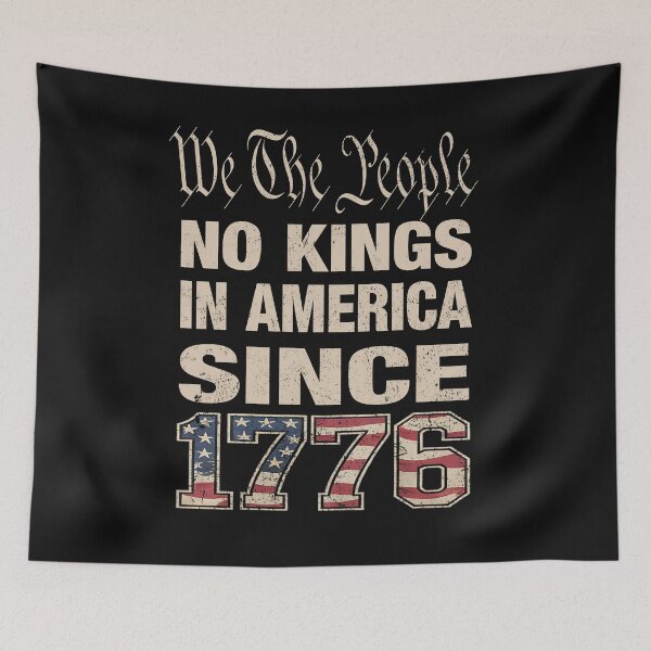 Item preview, No Kings In America We The People 1776 4th of July Vintage 4th of July designed and sold by ZANNIX.