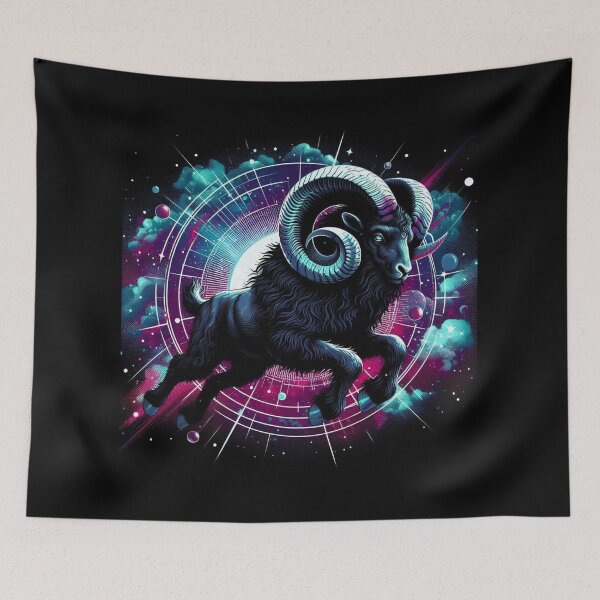 Item preview, mystical black goat designed and sold by Dogandesighn.