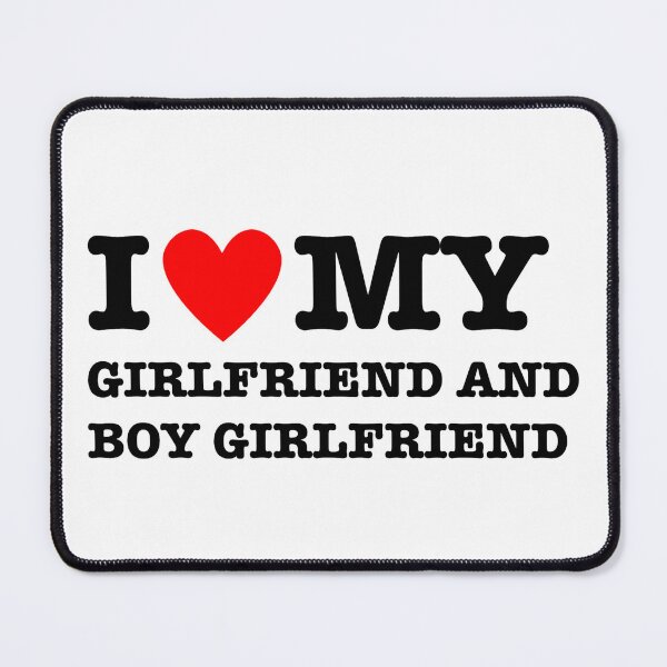 Item preview, I <3 my girlfriend and boy girlfriend designed and sold by Enemies2Lovers.