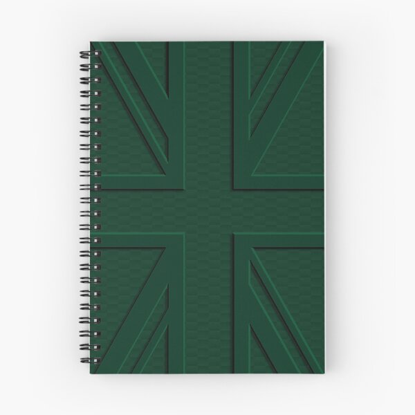 Item preview, British Racing Green Union Jack Carbon Green Mini Cooper 3D Flag designed and sold by UnnecessaryLuck.