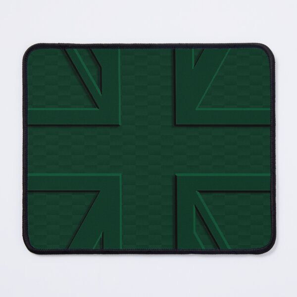 Item preview, British Racing Green Union Jack Carbon Green Mini Cooper 3D Flag designed and sold by UnnecessaryLuck.