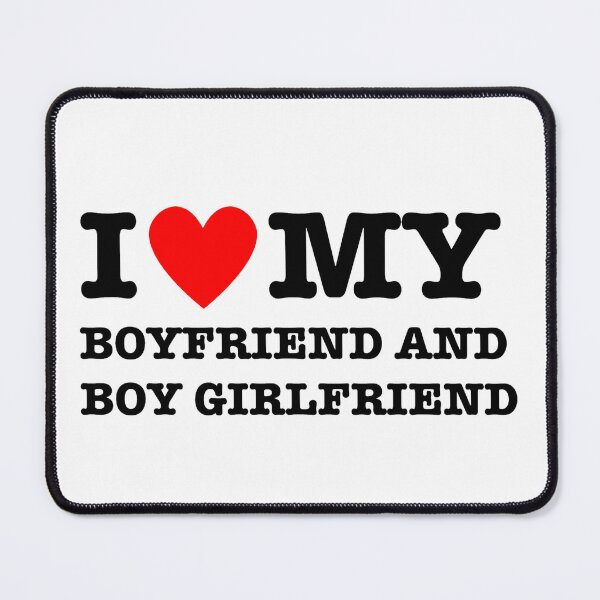 Item preview, I <3 my boyfriend and boy girlfriend designed and sold by Enemies2Lovers.