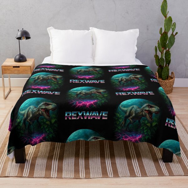 Item preview, REXWAVE – Allosaurus Neon Pursuit designed and sold by SUNAGIMO9999.