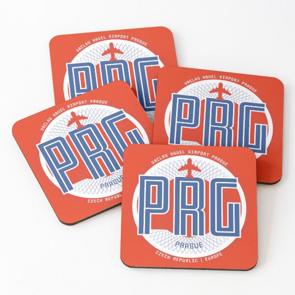 Item preview, Airport Badge Sticker PRG Prague designed and sold by avionuts.
